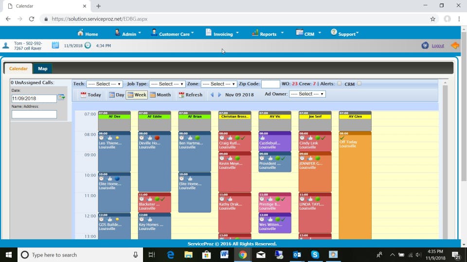 Service Proz Screenshot 5