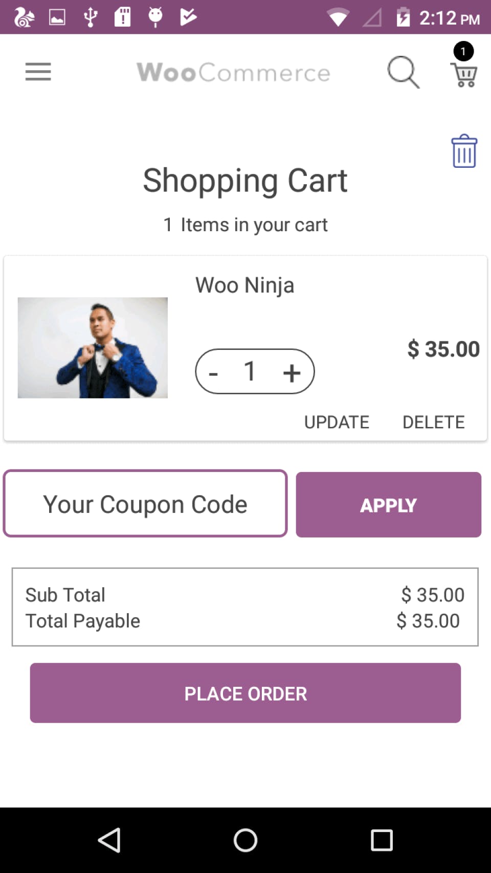 MageNative WooCommerce Mobile App Screenshot 1