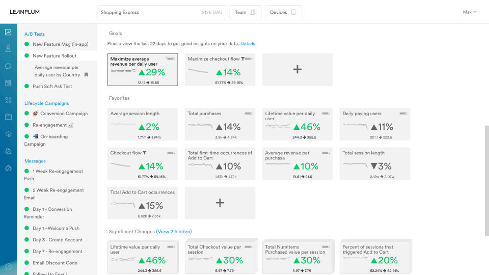 Leanplum Screenshot 3