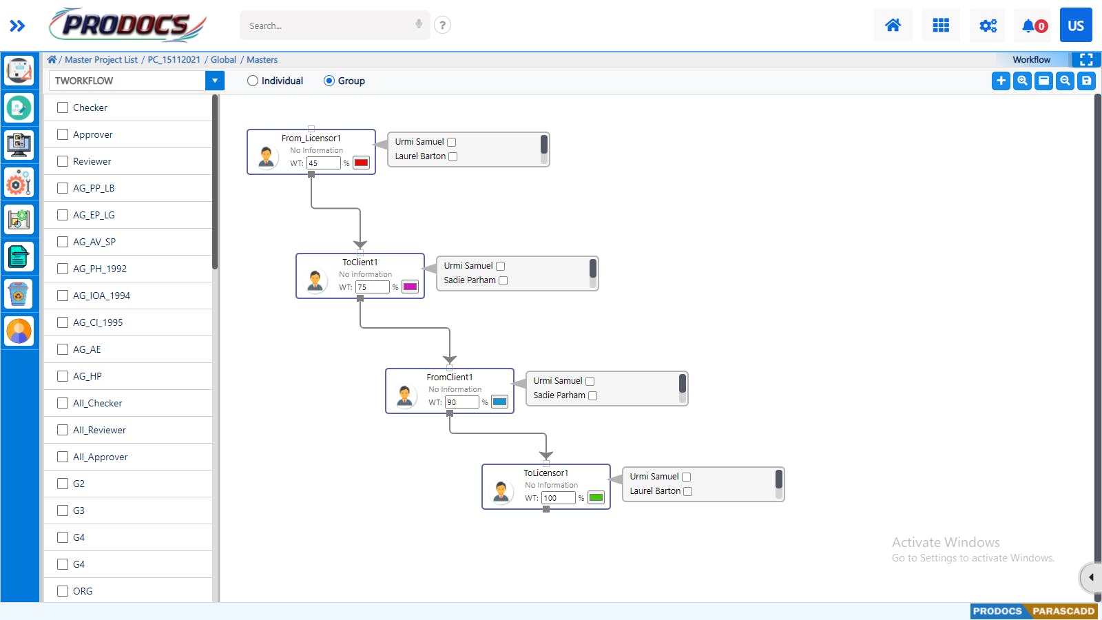 PRODOCS Screenshot 2