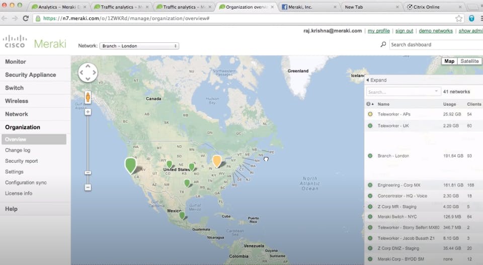 Cisco Meraki Screenshot 2
