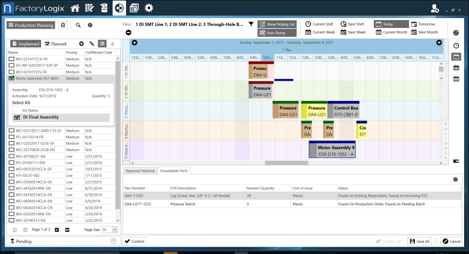 FactoryLogix MES Screenshot 3