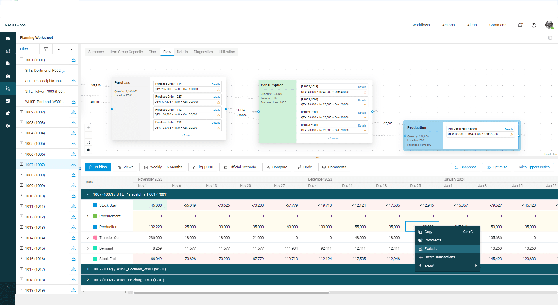 Arkieva Scheduler Screenshot 1