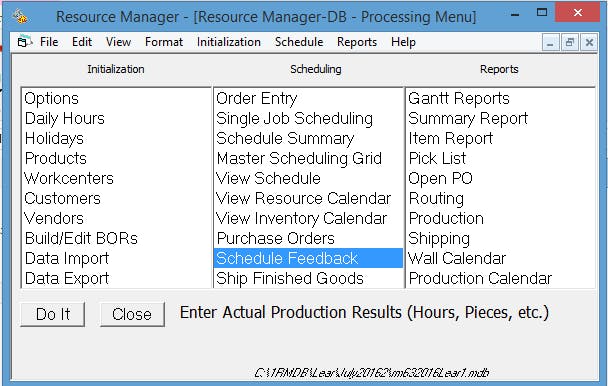 Resource Manager DB Screenshot 5