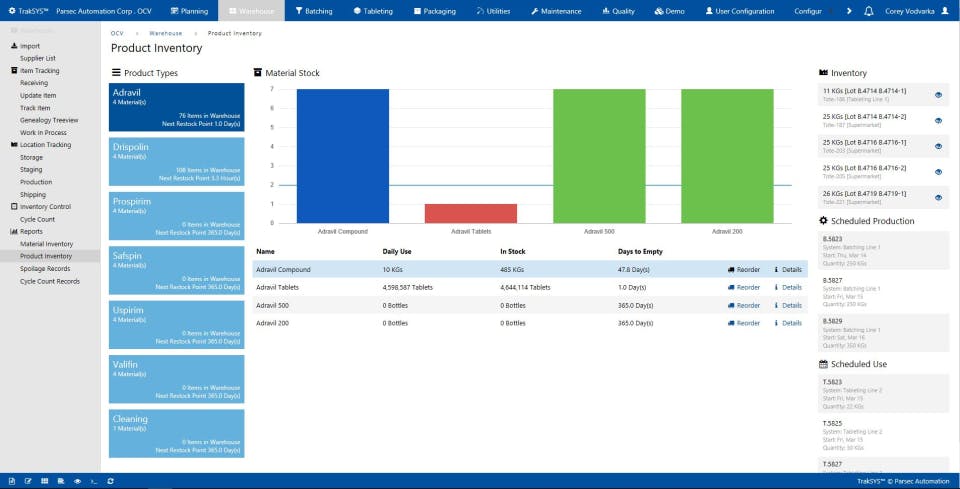 TrakSYS Screenshot 3