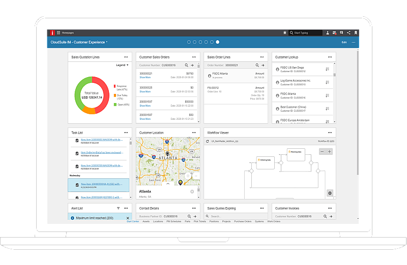 Infor Cloud ERP Screenshot 1