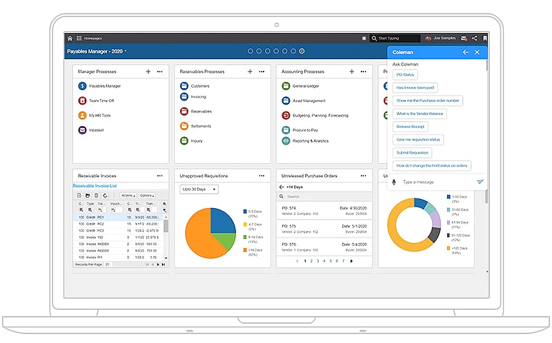 Infor Cloud ERP Screenshot 2