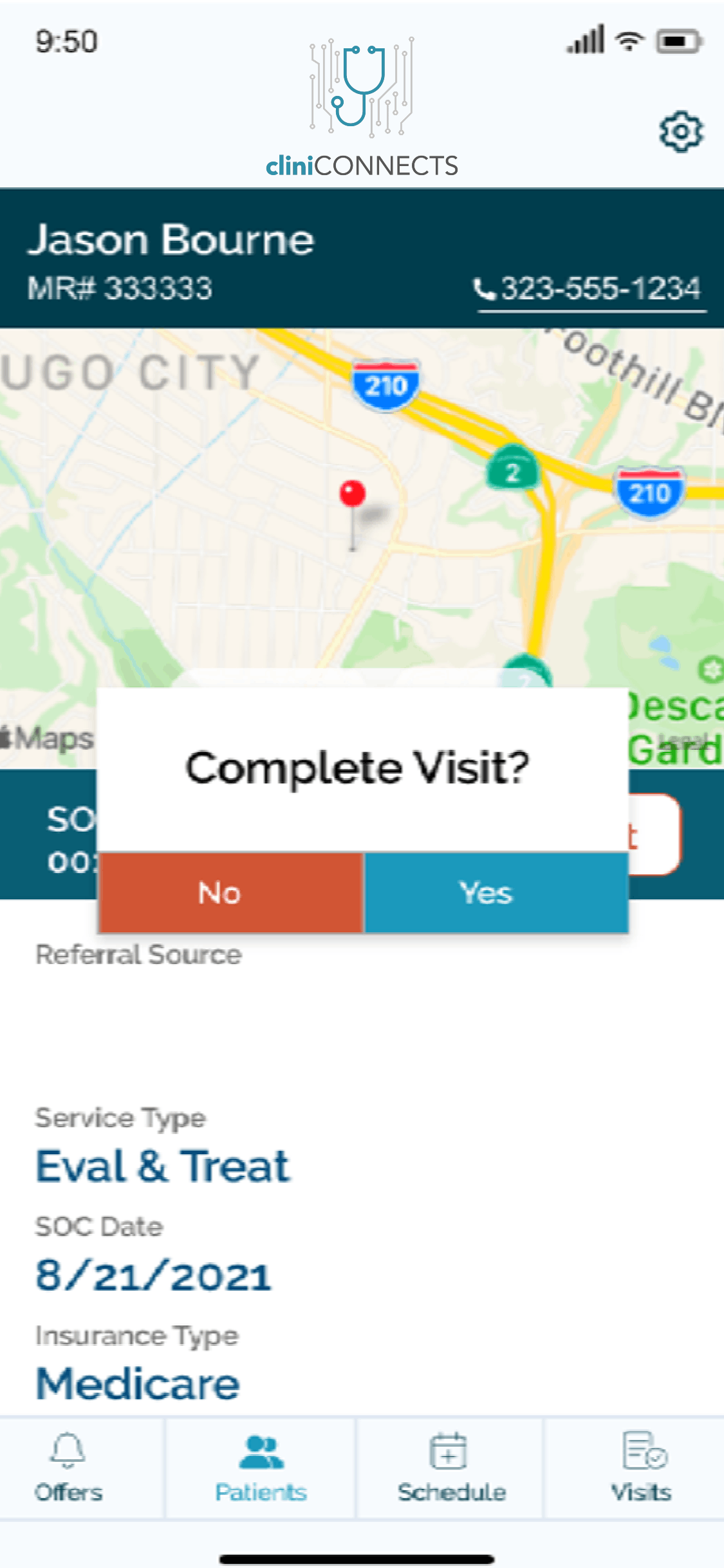 cliniCONNECTS Screenshot 2