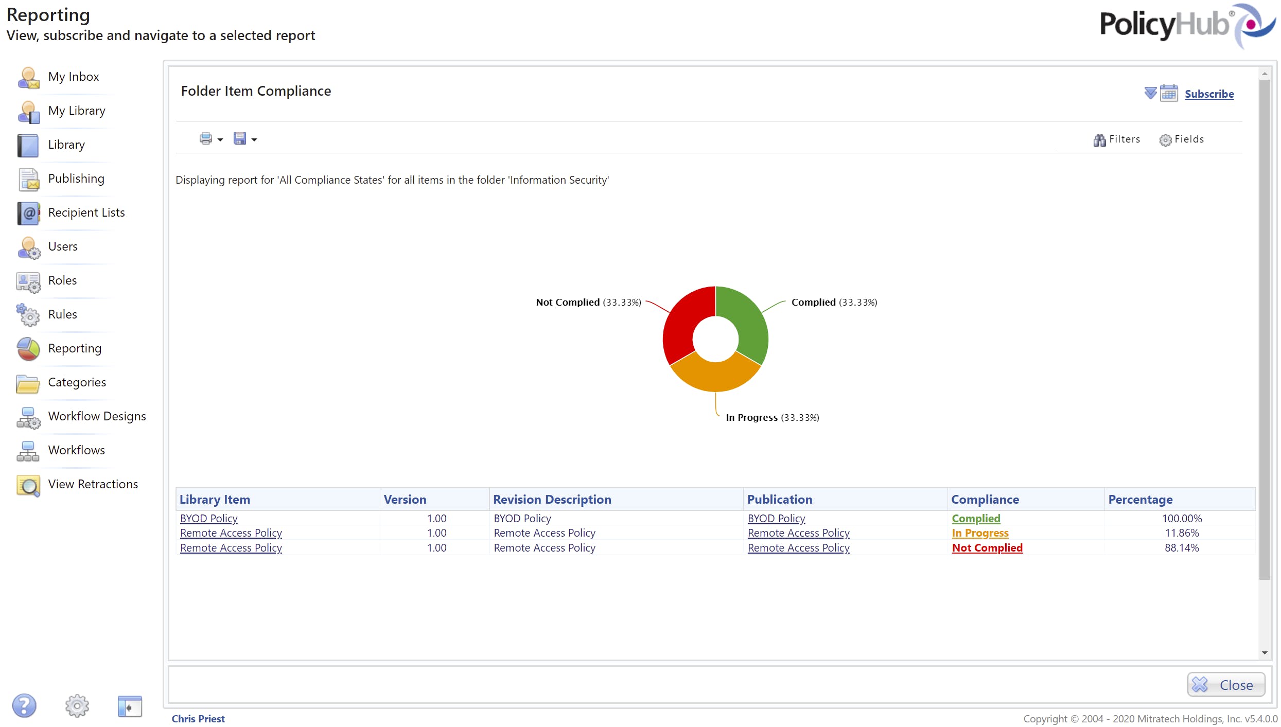 PolicyHub Screenshot 1