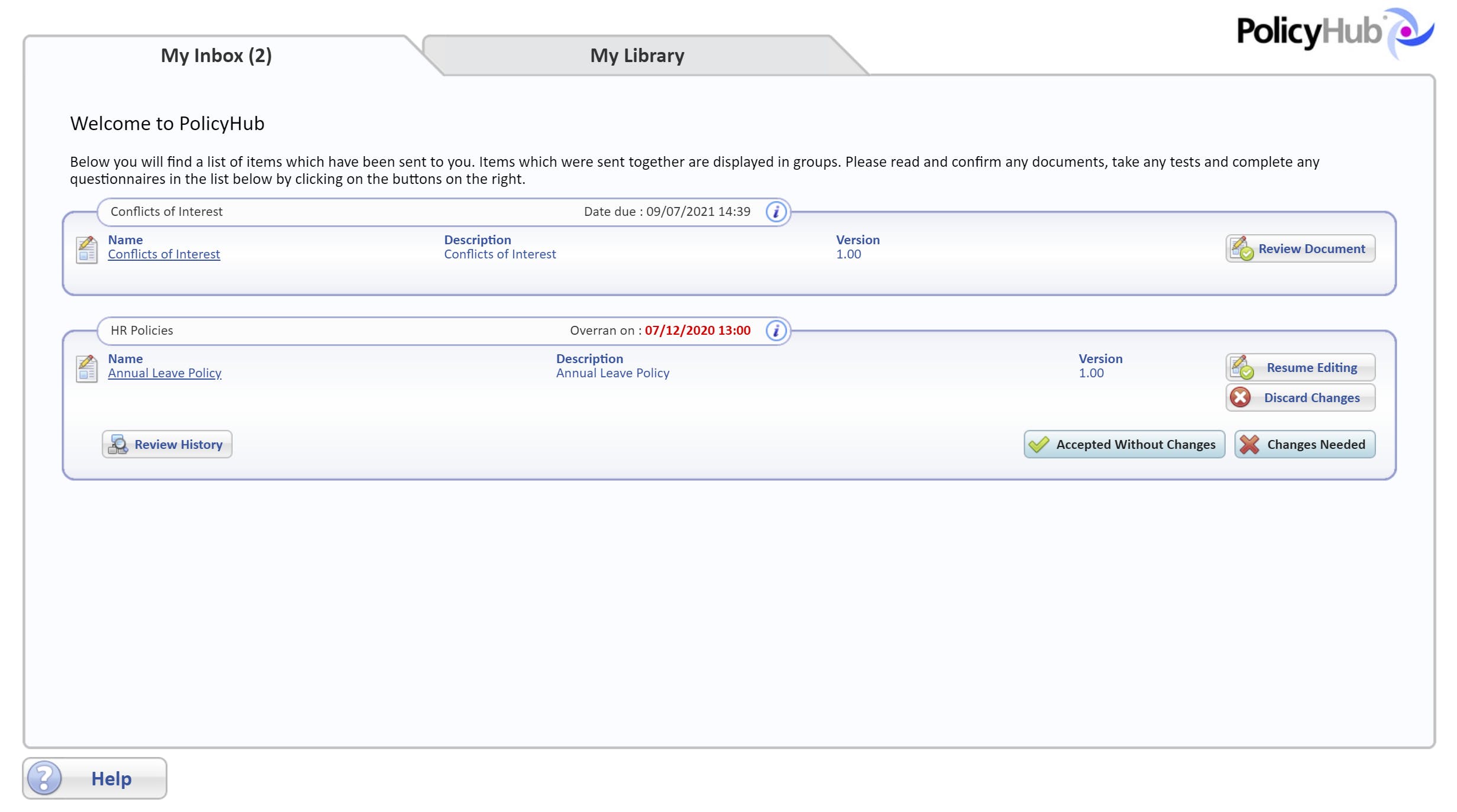 PolicyHub Screenshot 3
