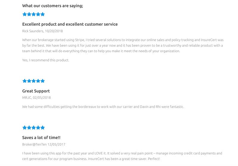 InsureCert Screenshot 1