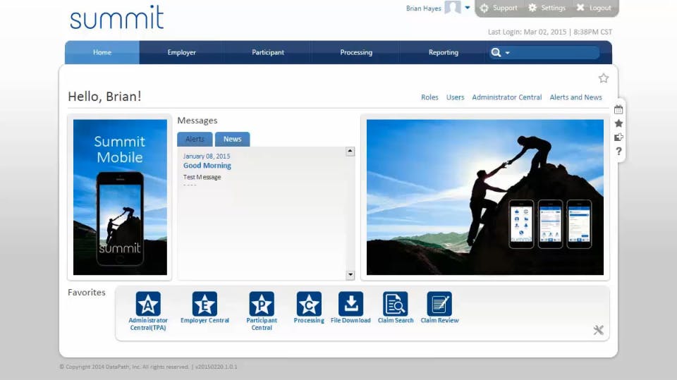 DataPath Summit Screenshot 1