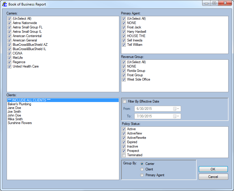 Commission Tracker Screenshot 2