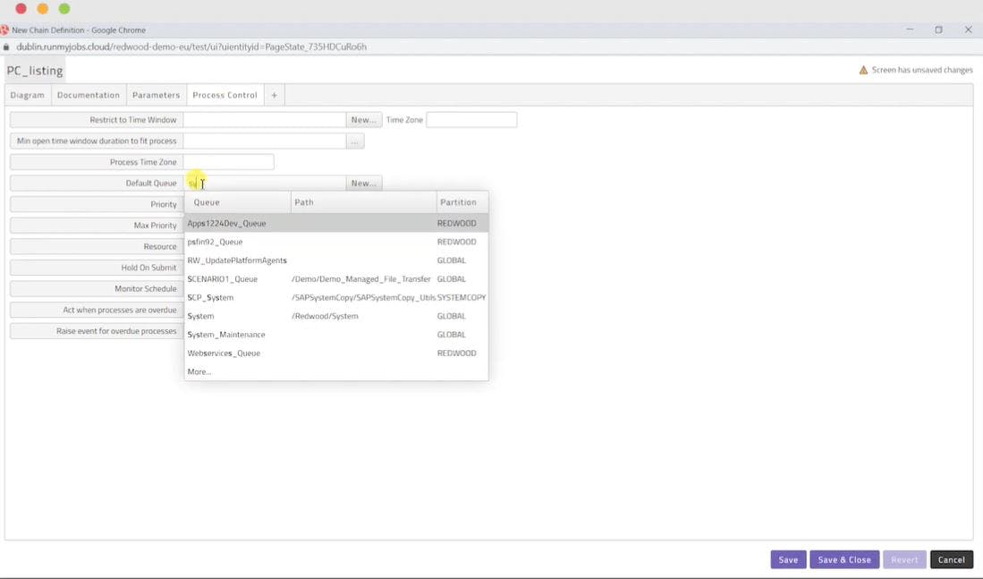 Redwood RunMyJobs Screenshot 1