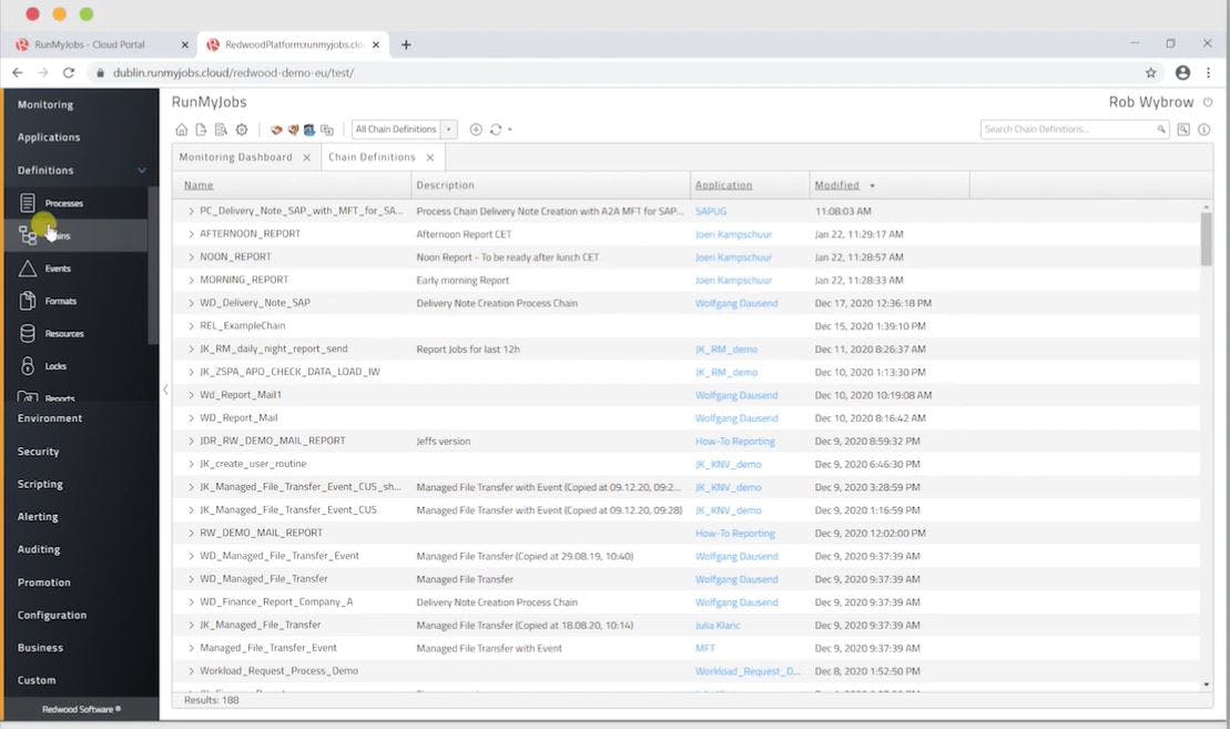 Redwood RunMyJobs Screenshot 3