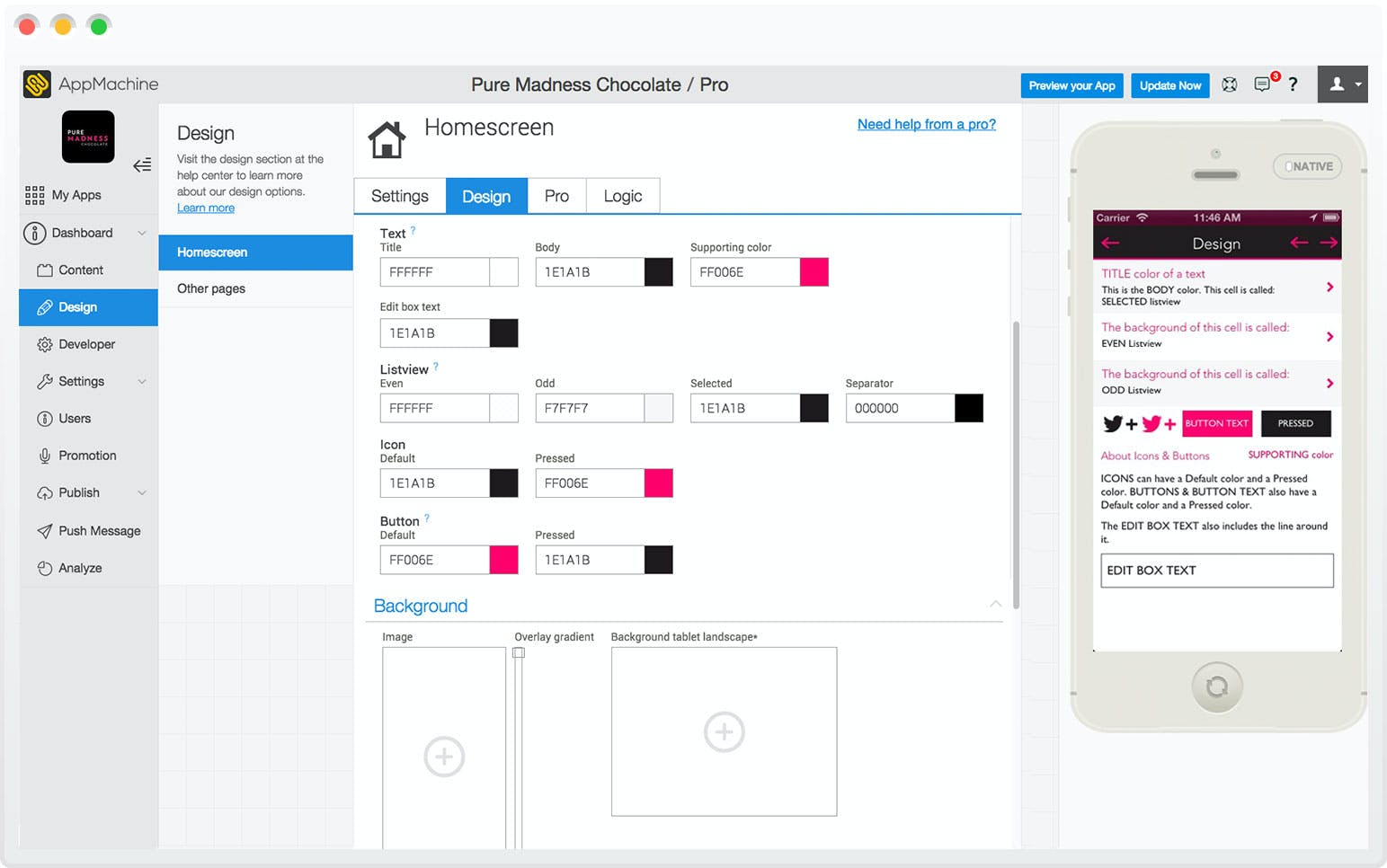 AppMachine Screenshot 1