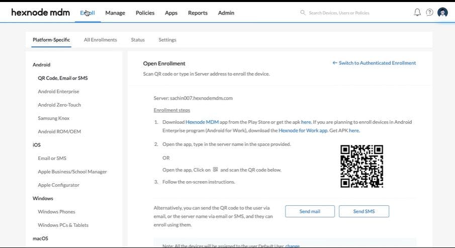 Hexnode UEM Screenshot 1