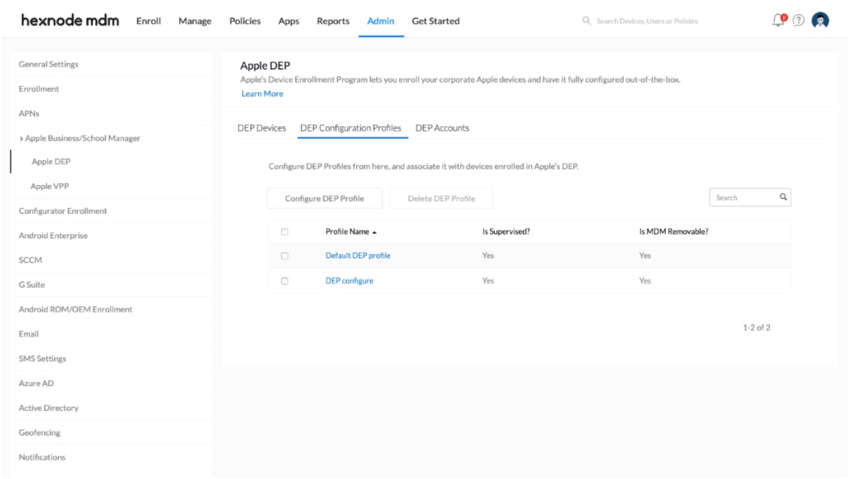 Hexnode UEM Screenshot 2