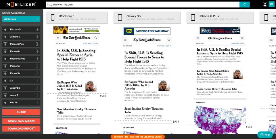 Mobilizer Screenshot 1