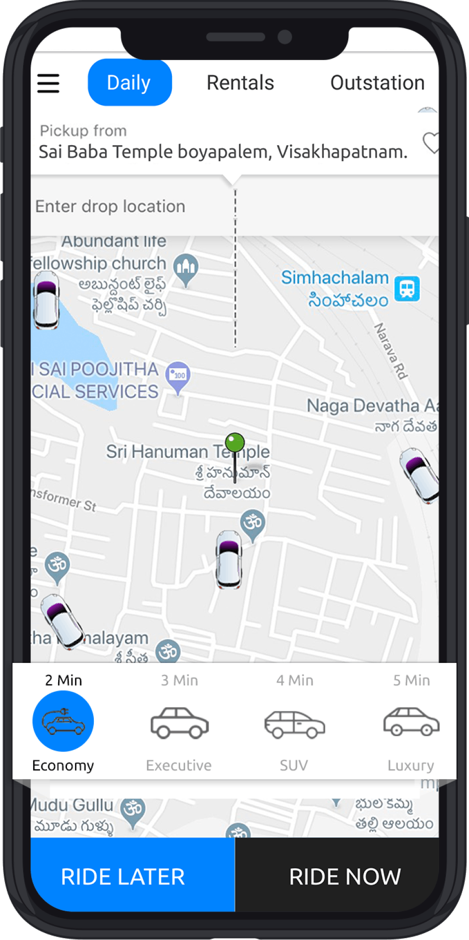 Voila Cabs Screenshot 4