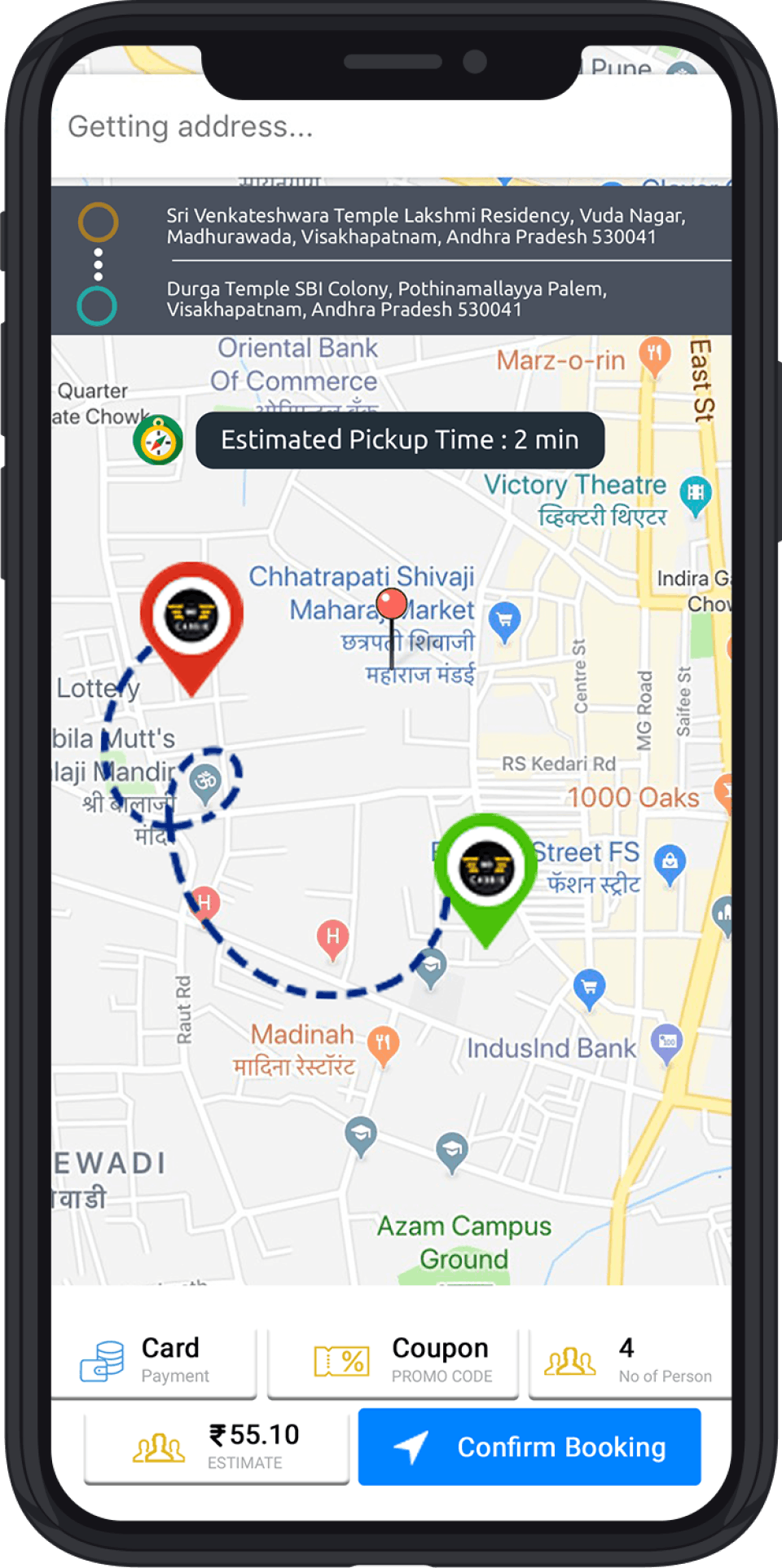 Voila Cabs Screenshot 5