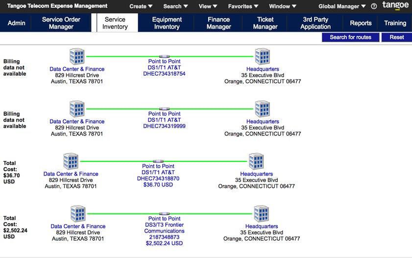 Tangoe MDM Screenshot 1