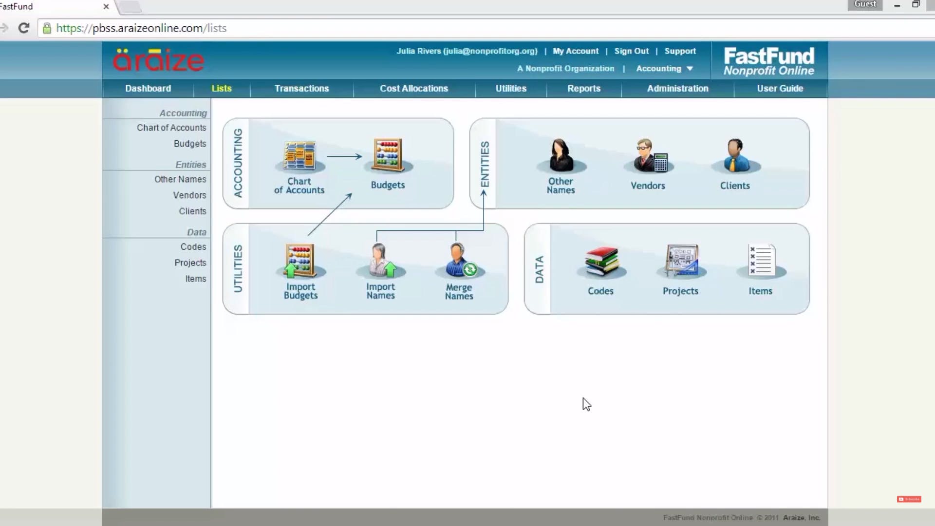 FastFund Software Suite Screenshot 1