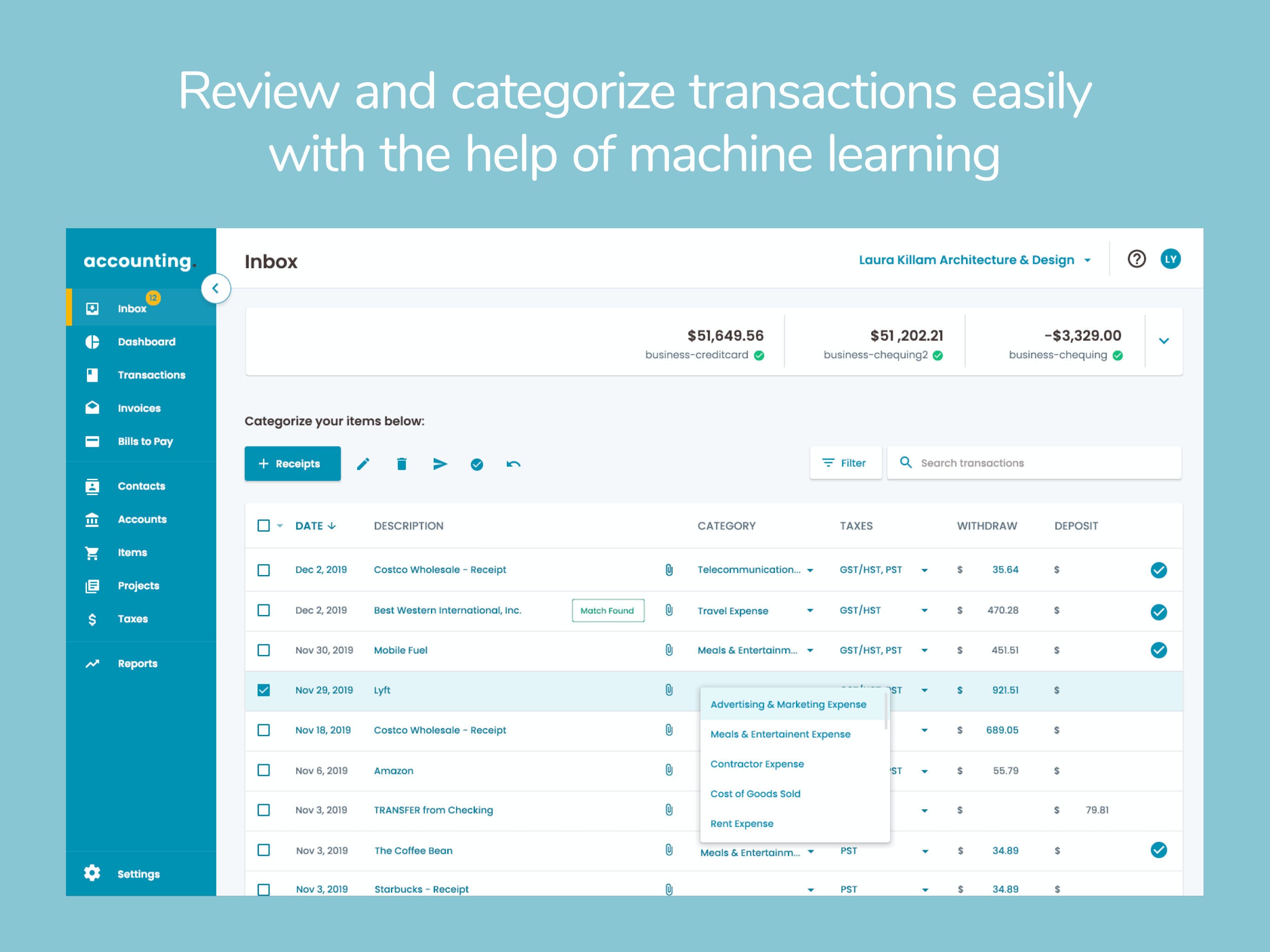 TrulySmall Accounting Screenshot 1