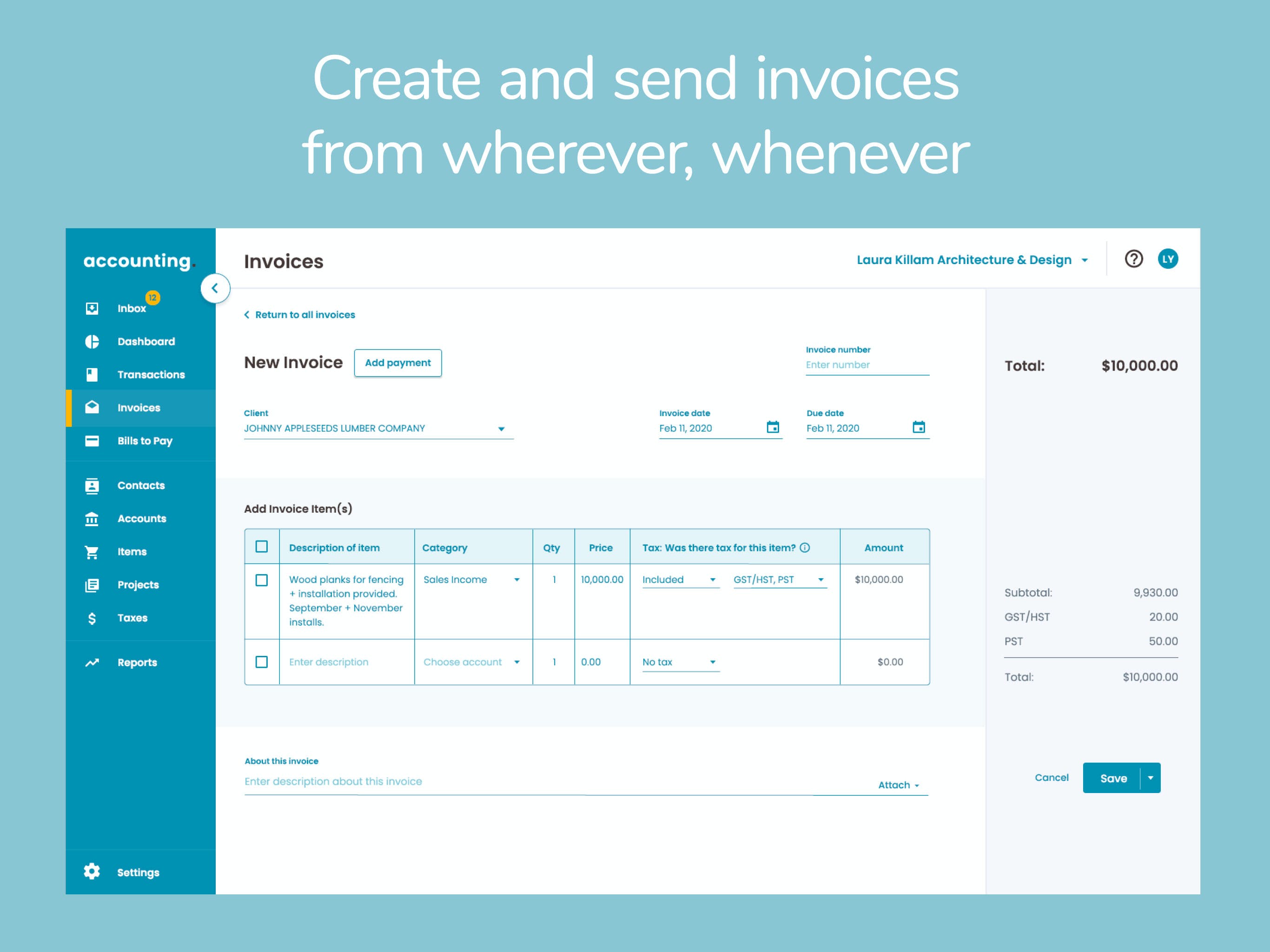 TrulySmall Accounting Screenshot 2