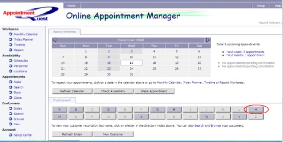 Online Appointment Manager Screenshot 3