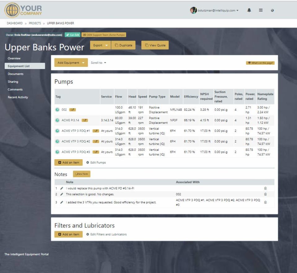 Intelliquip Configurator Screenshot 3