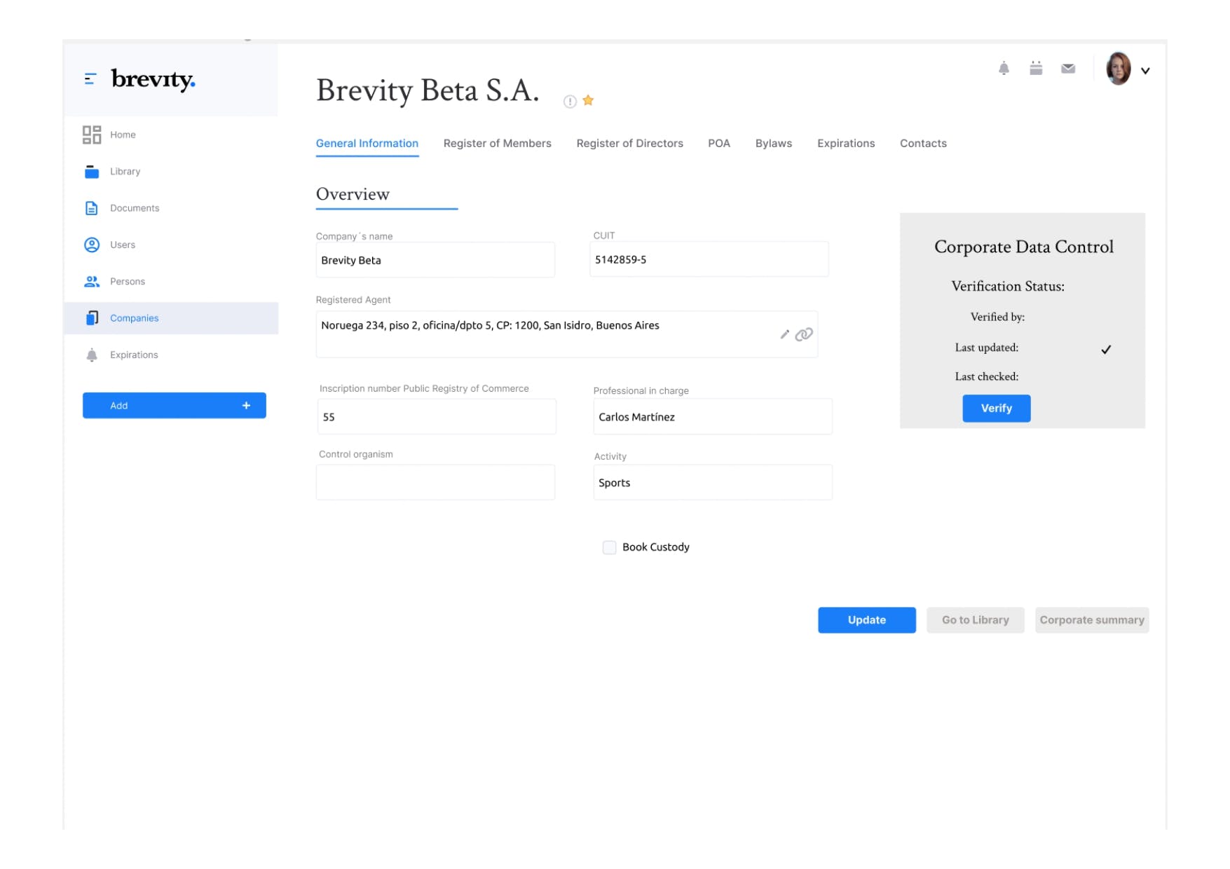 Brevity Screenshot 1