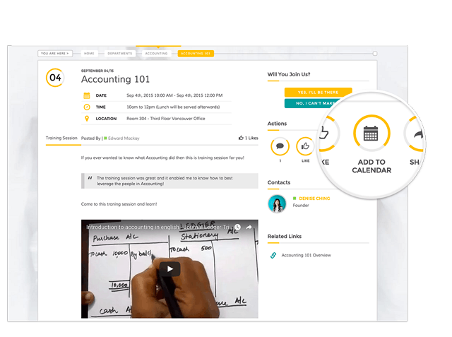 Bonzai Intranet Screenshot 2