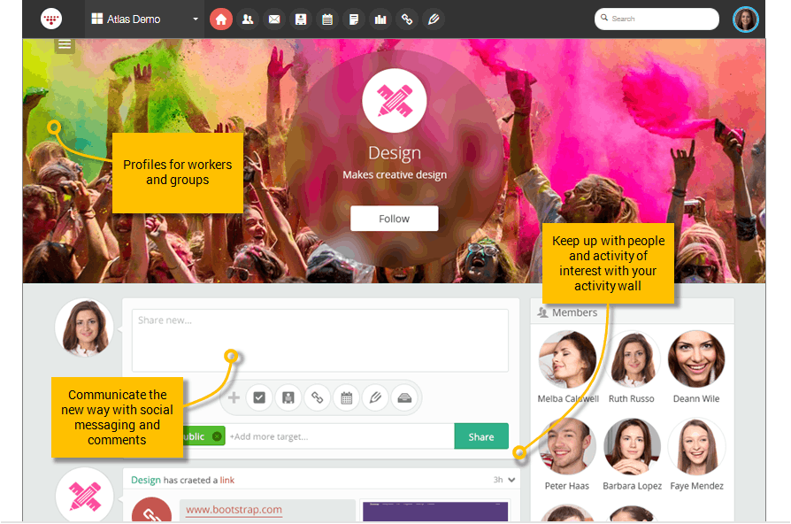 HyperOffice Portal Screenshot 2