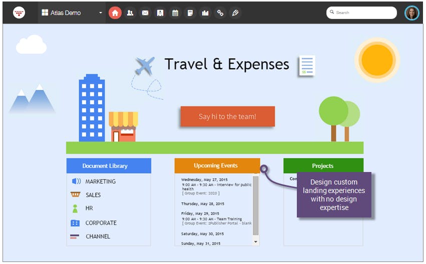 HyperOffice Portal Screenshot 4