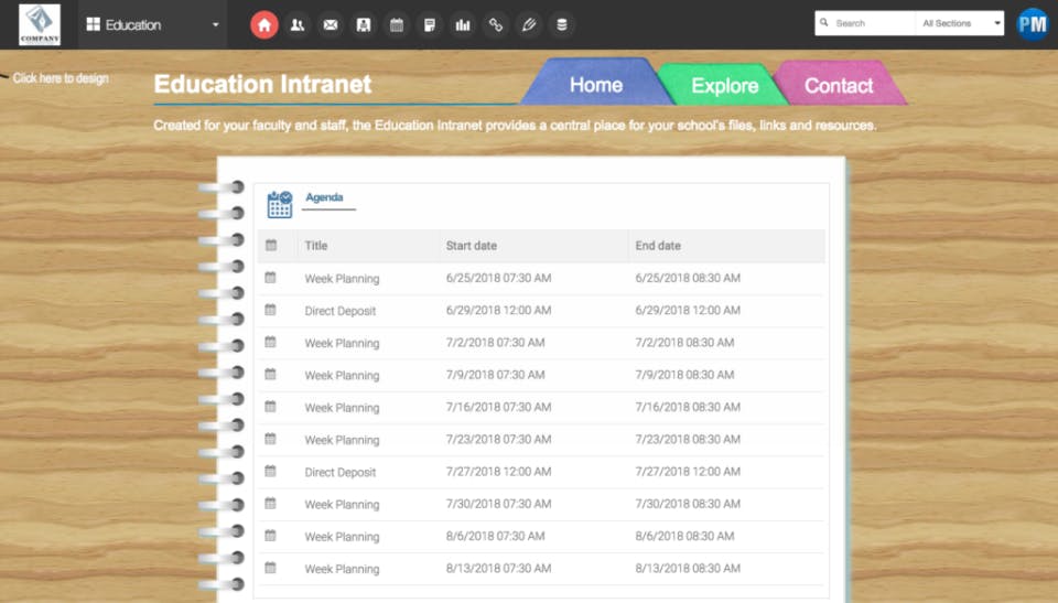 HyperOffice Portal Screenshot 5