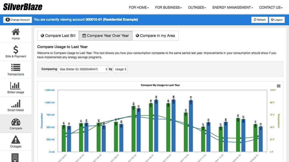 SilverBlaze Customer Portal Screenshot 2