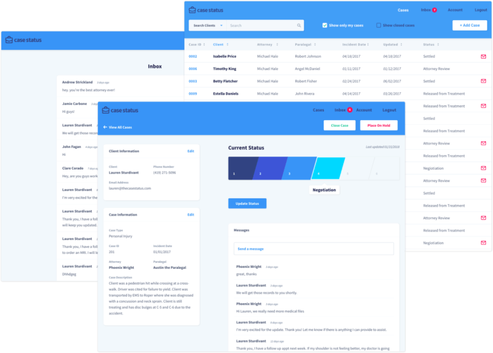 Case Status Screenshot 2