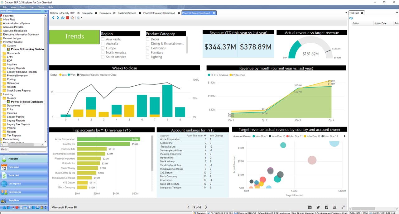 Datacor ERP Screenshot 2