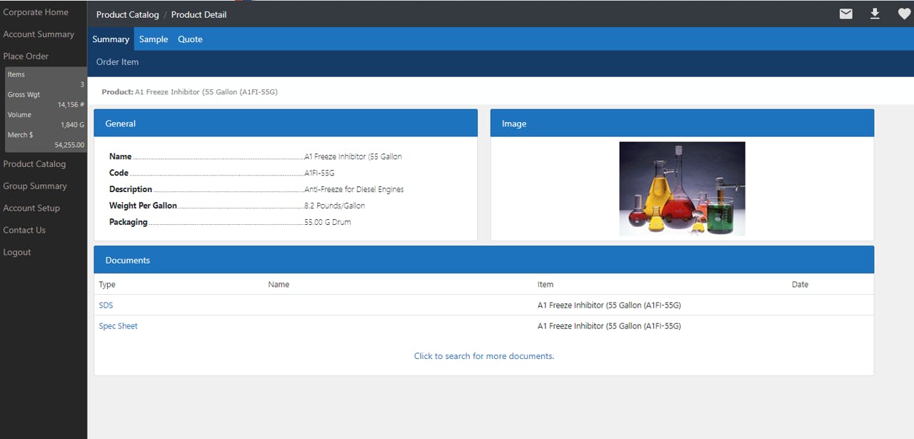 Datacor ERP Screenshot 4
