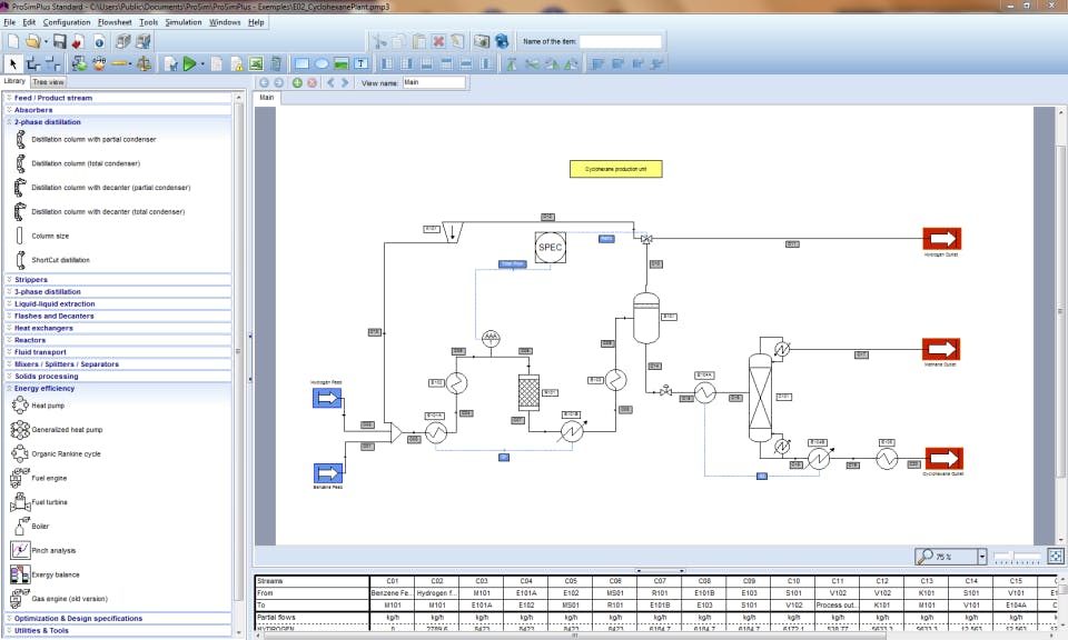 ProSimPlus Screenshot 1
