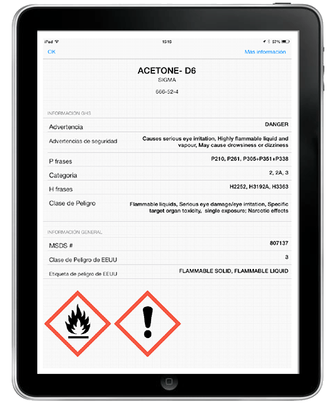 Chemical Safety EMS Screenshot 1