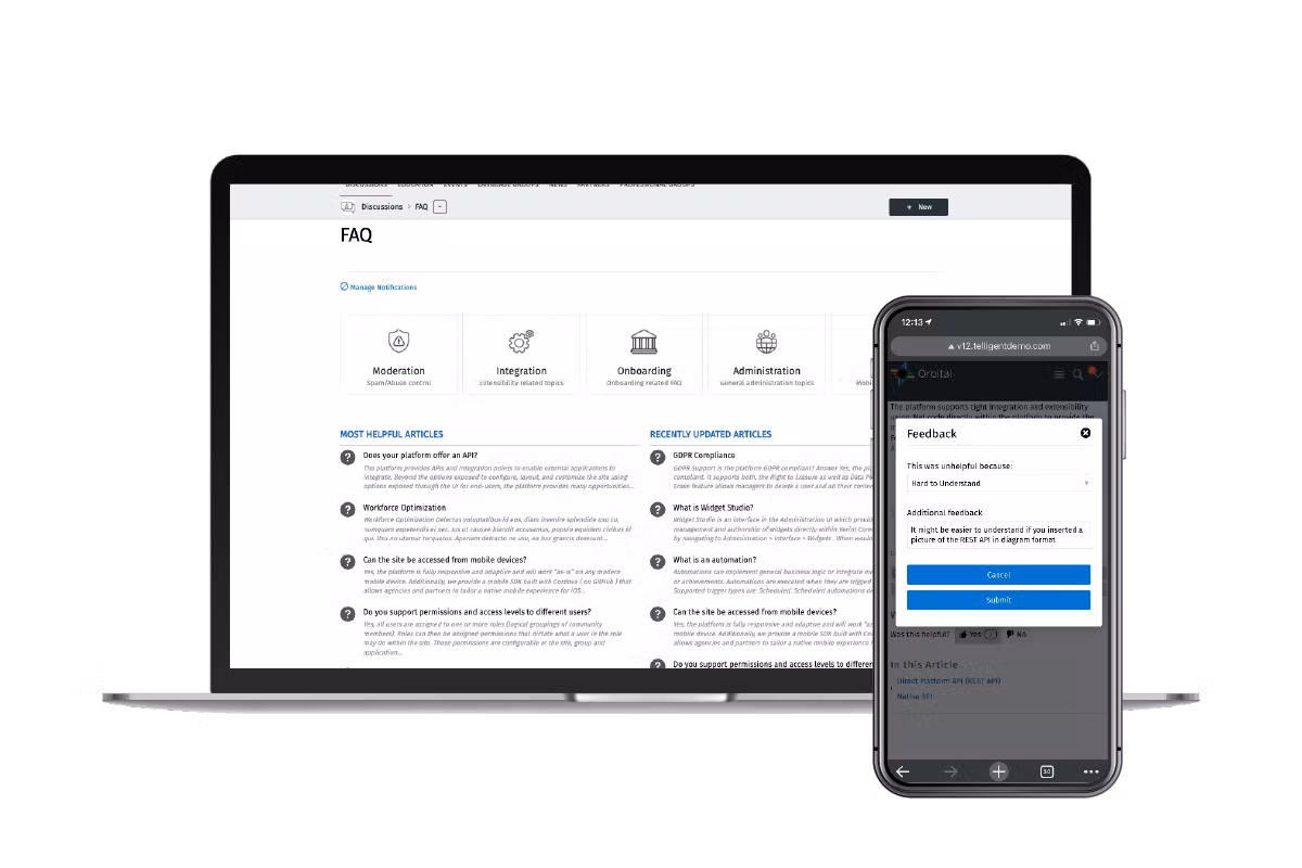 Verint Community Screenshot 2