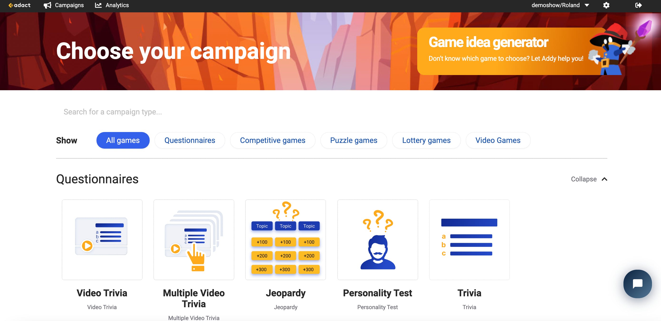 Adact Screenshot 1