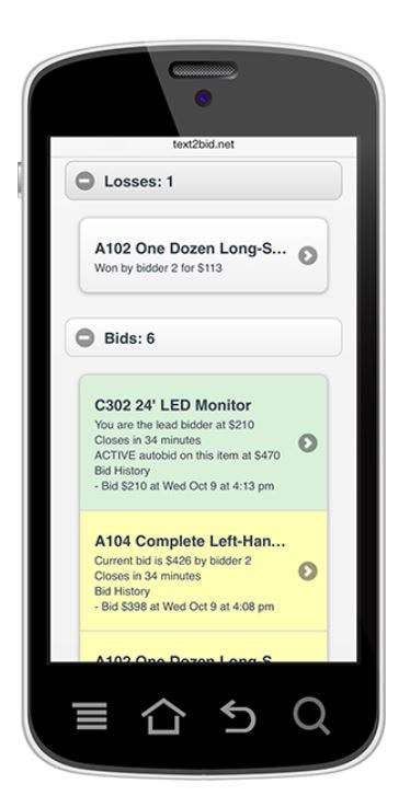 Text2Bid Screenshot 2