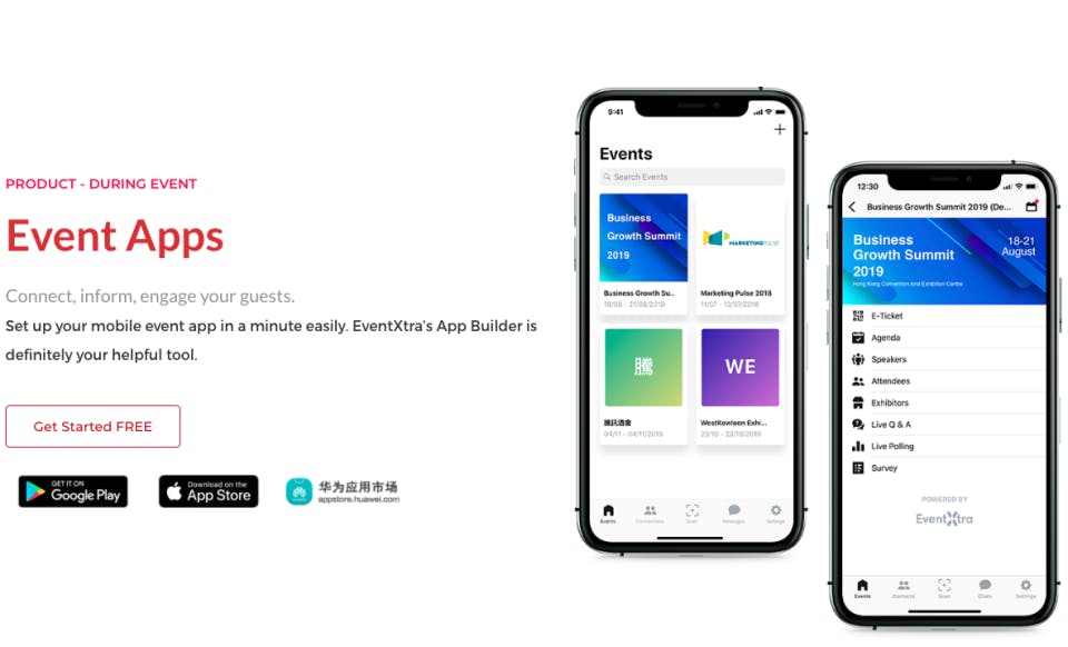 Event Mobile Apps Screenshot 1
