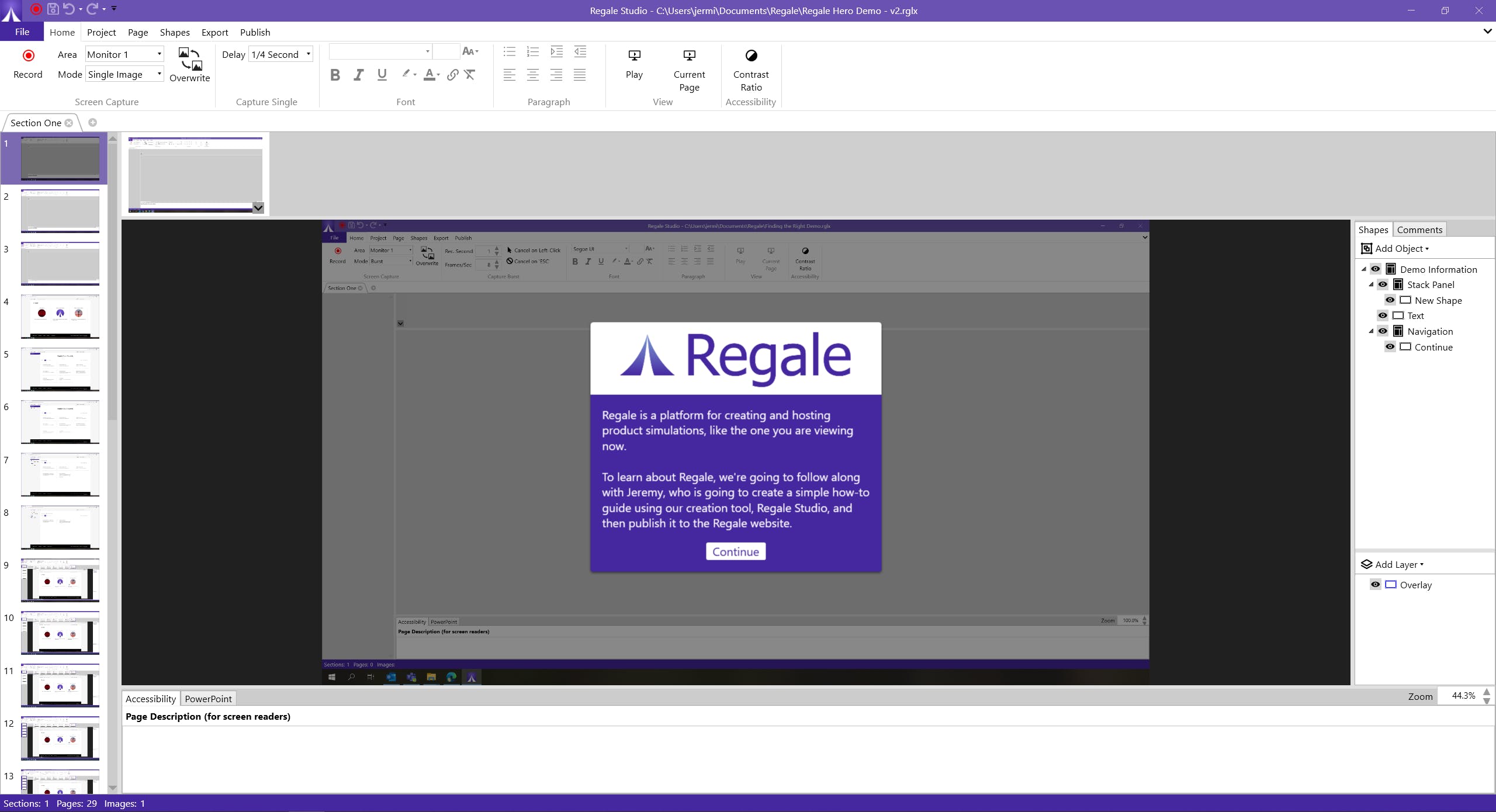Regale Screenshot 1