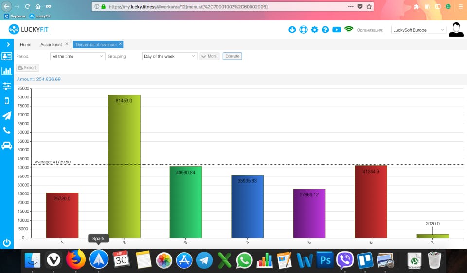 Solaris Fitness Cloud Screenshot 2