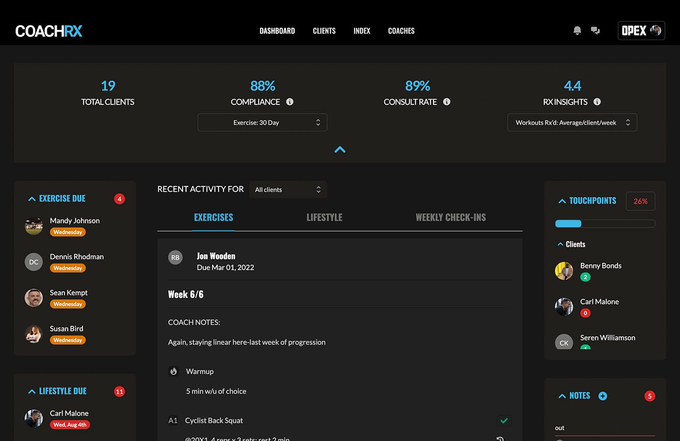 CoachRx Screenshot 1