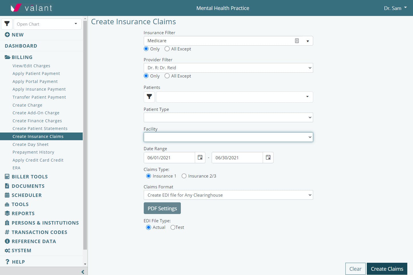 Valant EHR Suite Screenshot 4